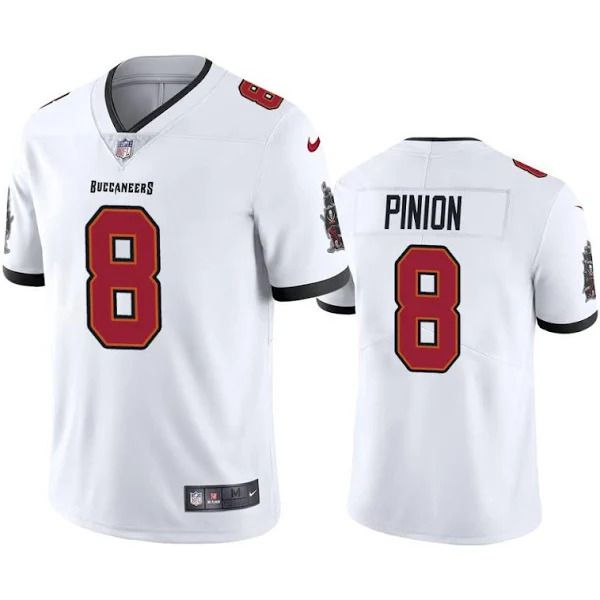 Men Tampa Bay Buccaneers #8 Bradley Pinion Nike White Vapor Limited NFL Jersey->tampa bay buccaneers->NFL Jersey